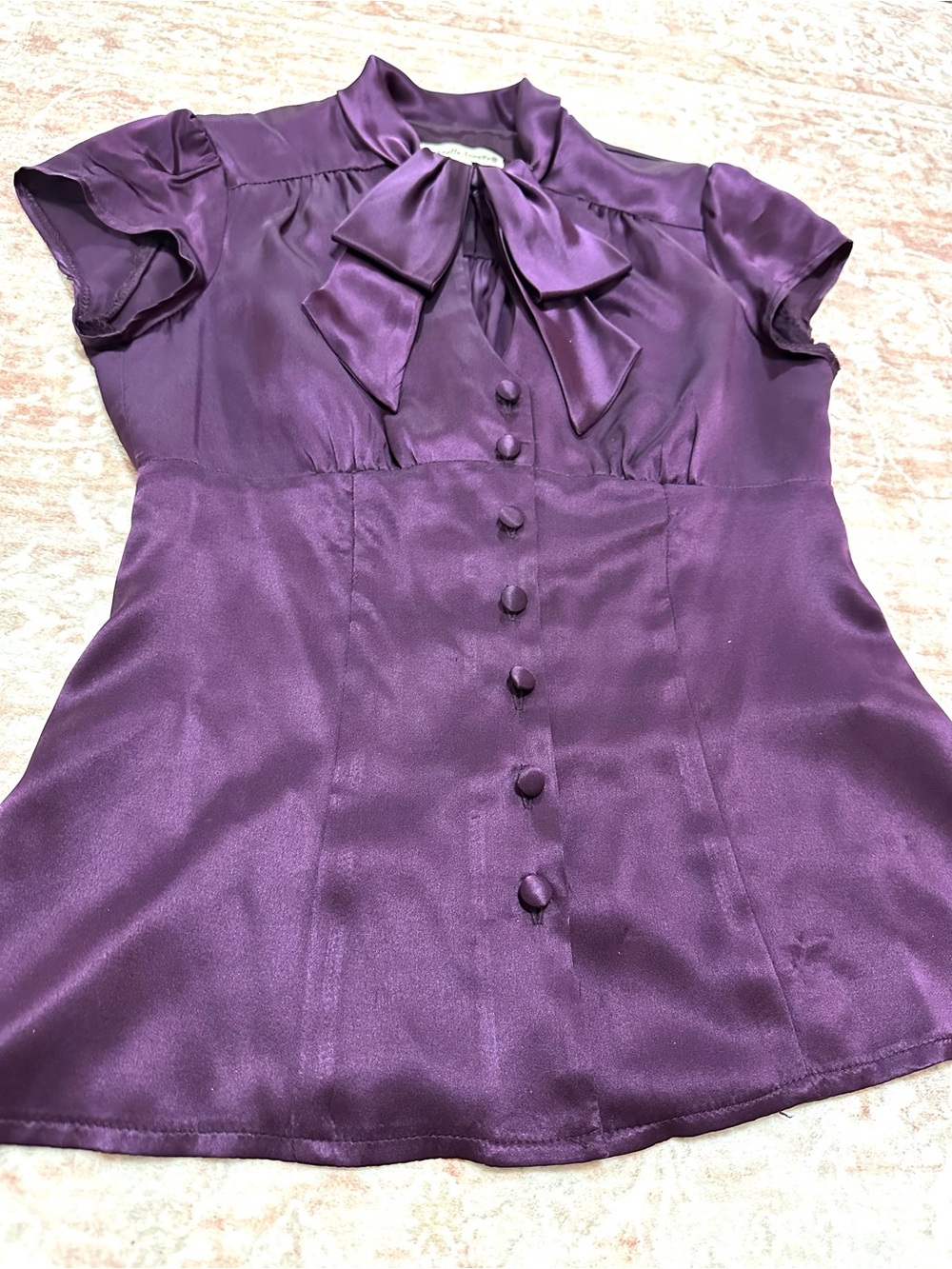 Vintage🪻100% Silk Nanette Lepore Blouse - Picture 2 of 11